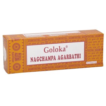 ゴロカ GOLOKA インド香 スティックタイプ ヘキサ 六角 NAG CHAMPA AGARBATHI ナグチャンパ アガバティ 1ケース(6箱入り) 約120本 セット