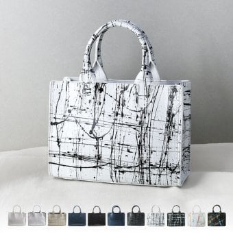 クロコダイル トートバッグ 2WAY ショルダーベルト付き 日本製 マット 加工 センター取り あおりポケット 付き クロコダイルバッグ ハンドバッグ レディースバッグ 本革 鰐革 保証書 付き プレゼントギフト (06001685r)
