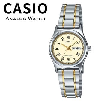 箱なし カシオ 腕時計 レディース シャンパン ゴールド シルバー ローマ数字 CASIO 海外モデル アナログ 曜日 日付 カレンダー メタル ステンレス おしゃれ プレゼント ギフト 成人 卒業 入学