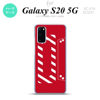 SC-51A SCG01 Galaxy S20 スマホケース ハードケース カセットテープ 赤 メンズ レディース nk-s20-188