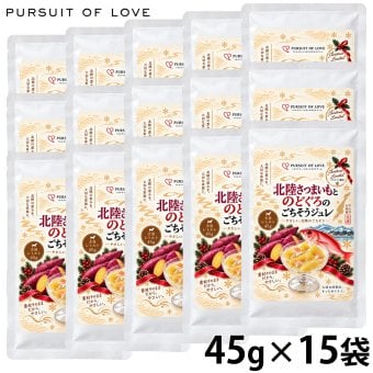 パシュート オブ ラブ PURSUIT OF LOVE ドッグフード クリスマス限定ごちそうシリーズ 北陸さつまいもとのどぐろのごちそうジュレ 45g×15個