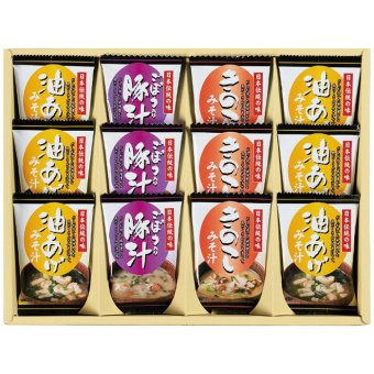  フリーズドライお味噌汁三種の味詰合せ KF-CO KF-CO 内祝い お祝 出産内祝い