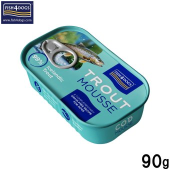 フィッシュ4ドッグ FISH4DOG トラウトムース ドッグフード 90g