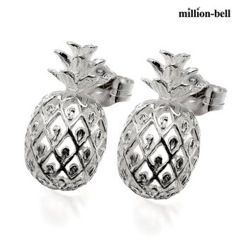 ハワイアンジュエリー ピアス ハワイアン ピアス 透かし パイナップルピアス 人気 フルーツモチーフ シンプル シルバー925 キャッチ 20G ゲージ メール便 20G ゲージ 彼女 妻 女性 レディース 誕生日 プレゼント ハロウィン 【品番：SE27001】