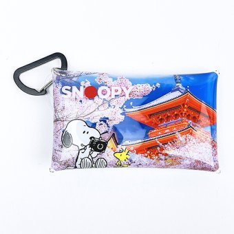 スヌーピー クリアマルチケース(S) 五重塔 カメラ SNOOPY