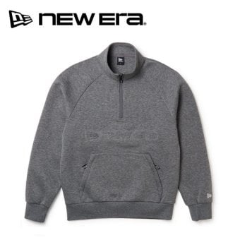 ニューエラ ゴルフ テック スウェット ハーフジップ プルオーバー Emboss Logo ダークグレー New Era Golf (15129439) 2026年秋冬モデル お誕生日祝い お祝い 記念品 お父さん 父の日 彼氏 男性 30代 40代 50代 60代 母の日 お母さん 還暦祝い 敬老の日 彼女 人気プレゼント プレゼント