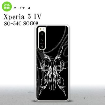 Xperia 5 IV Xperia5 IV スマホケース 背面ケース ハードケース ピンスト 黒 白 2022年 10月発売 nk-xp54-1243