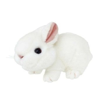 吉徳 りくのなかまたち ぬいぐるみ ウサギ ホワイト 180497 うさぎ 兎 動物 人形 抱き枕 子供 キッズ ベビー ギフト プレゼント 贈り物 誕生日 癒し グッズ インテリア 雑貨 かわいい ふわふわ