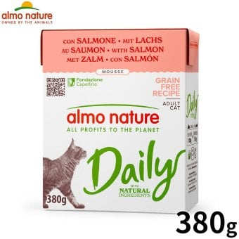 almo natuer アルモネイチャー デイリーメニュー キャットフード サーモンのムース 380g