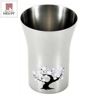 燕熟の技 感温ステンレスタンブラー300mL 桜 タンブラー 保冷専用 カップ 色が変わる【北海道・沖縄県・離島 配送不可】