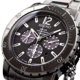 SEIKO 腕時計 セイコー 時計 ウォッチ ソーラー クロノグラフ 100M防水 メンズ SSC225P1 海外モデル [並行輸入品]