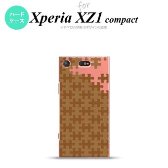 【SO02K】【スマホケース/スマホカバー】【エクスペリア XZ1】SO02K スマホケース Xperia XZ1 Compact SO-02K カバー エクスペリア XZ1 パズル 茶 nk-so02k-1213【メール便送料無料】