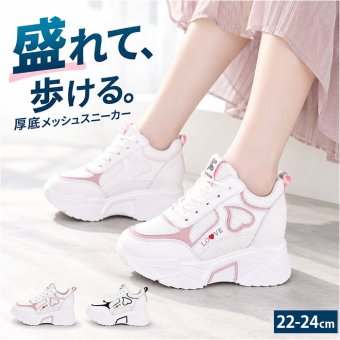 ダッドスニーカー 厚底 レディース 通販 厚底スニーカー スニーカー ダッドシューズ インヒールスニーカー 厚底シューズ 厚底靴 インヒール ボリュームソール 歩きやすい 軽量 軽い 女子 女の子 かわいい カジュアル 通学 通勤 レースアップ レディース靴