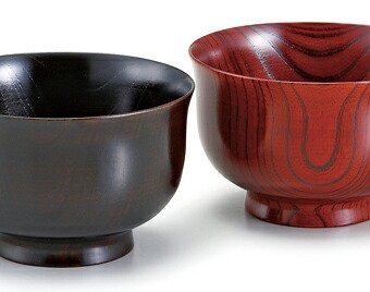 夫婦汁椀　丸福型　ワイン・ブラック インテリア 漆器 盆 カタログギフト 景品 粗品