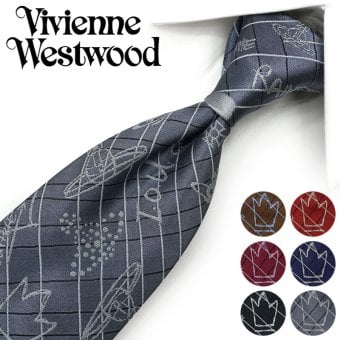 ヴィヴィアン ウエストウッド ネクタイ (8.5cm幅)  Vivienne Westwood ヴィヴィアンネクタイ  ネクタイ ブランド/クリスマス/セール 新作/バースデー/誕生日/お祝い 父の日/入社祝い/就職祝い/ラッピング/ギフト/プレゼント