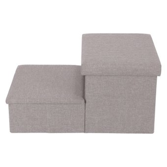 収納付きペットステップ ライトグレー ライトグレー・チャコール 2色展開 ガーデンテーブル 屋外 庭 ベランダ テラス アウトドア おしゃれ シンプル 新生活 家具 インテリア 不二貿易 新築祝い 引越し祝い