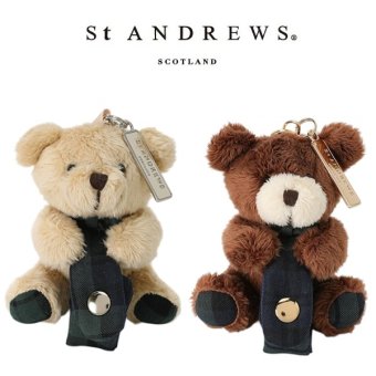 セント アンドリュース ゴルフ テディベアキャップホルダー St ANDREWS 042-6984320 お誕生日祝い お祝い 記念品 お父さん 父の日 彼氏 男性 30代 40代 50代 60代 母の日 お母さん 還暦祝い 敬老の日 彼女 人気プレゼント プレゼント