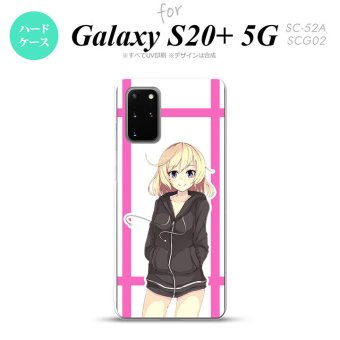 SC-52A SCG02 Galaxy S20+ 5G スマホケース ハードケース 女の子 B ピンク メンズ レディース nk-s20p-1327