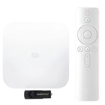 【当店限定USBメモリ付】オリジナルセット Xiaomi Box 4S+USB 小米盒子4S  MDZ-25-AA TVボックス 中国境内テレビの番組と映画と現場放送 中国番組 リモコン 【中級者向け・設定サポートなし】