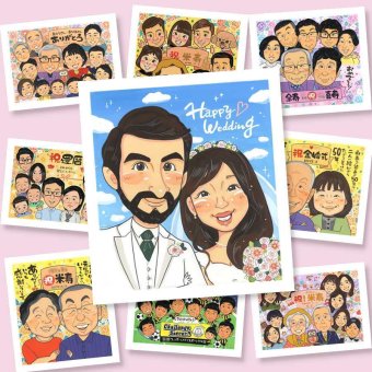 プレゼント 似顔絵 結婚祝い 名入れ 贈り物 手描き ギフト 結婚式 婚礼 結婚祝い ウェディング ウェルカムボード 両親 新郎 新婦 カップル 下書き確認 名入れ 修正無料 そっくり サプライズ 宝物 似てる ブライダル 一生もの 思い出 ウェディング 米寿祝い 喜ばれる メモリアルギフト 百寿祝い 感動 二次会 ブライダルギフト 傘寿祝い カラフル オリジナル