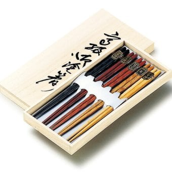 木箱入銘木箸揃（Ｒ） インテリア 漆器 盆 カタログギフト 景品 粗品
