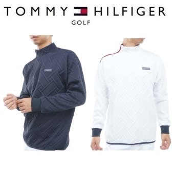 トミーヒルフィガー ゴルフ メンズ キルトジャガード モックスウェット TOMMY HILFIGER THMA667 2026年秋冬モデル お誕生日祝い お祝い 記念品 お父さん 父の日 彼氏 男性 30代 40代 50代 60代  還暦祝い 敬老の日 人気プレゼント プレゼント