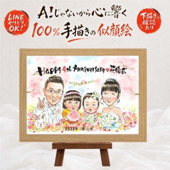 贈り物 結婚記念日 似顔絵 プレゼント ギフト 名入れ 手描き 結婚記念日 お祝い 金婚式 周年記念 結婚30周年 記念日 結婚10周年 夫婦 両親 お父さん 家族 お母さん 名入れ 修正無料 下書き確認 親孝行 宝物 実績多数 かわいい 記念 結婚記念日 感謝 思い出 サプライズ 贈答品 引っ越し オーダーメイド 披露宴 バレンタインデー 喜ばれる 卒寿祝い