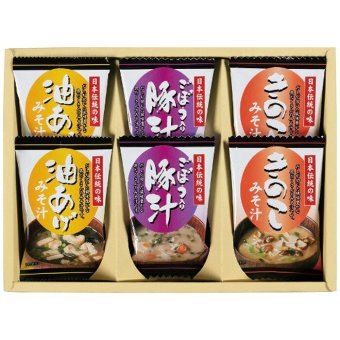 フリーズドライお味噌汁三種の味詰合せ KF-AE KF-AE 内祝い お祝 出産内祝い