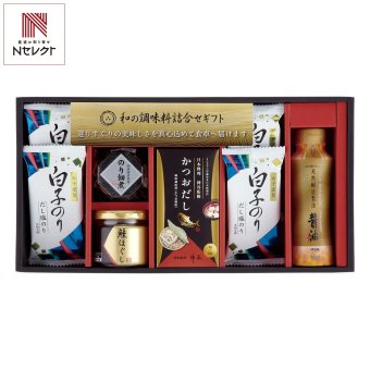 日本料理 神谷 監修 和の調味料 詰め合わせ ギフトセット 5種 計8点入 調味料 詰合せ だし 醤油 白子のり【北海道・沖縄県・離島 配送不可】