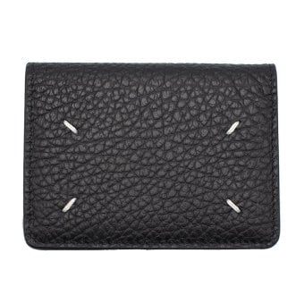 メゾン マルジェラ　Maison Margiela　三つ折り財布　S36UI0416 P4455 T8013　ブラック　レザー　コンパクト財布　ミニウォレット