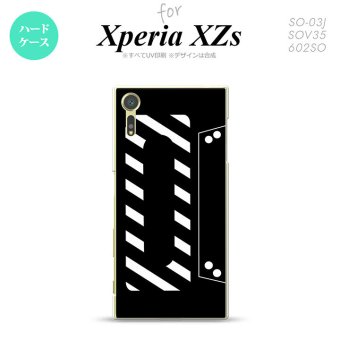 SO03J スマホケース Xperia XZs SO-03J カバー エクスペリア XZs カセットテープ 黒 nk-so03j-189【Xperia XZs SO-03J エクスペリア XZs  スマホケース スマホカバー】【メール便送料無料】