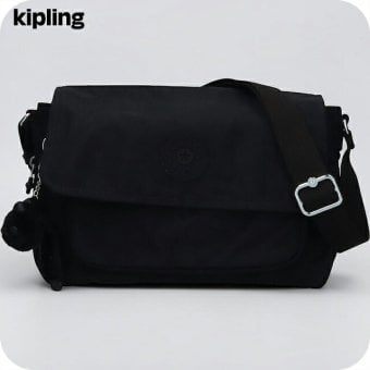 キプリング ショルダーバッグ レディース ブランド Kipling ダルマ B ロゴ ワンポイント 無地 KI8123-P39 Black Noir 黒