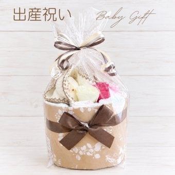 おむつケーキ 出産祝い 男の子 女の子 性別関係なく 贈れる プチギフト 会社 同僚 友達 ほんの気持ち