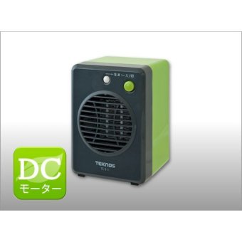 テクノス TEKNOS TS-311 ミニセラミックファンヒーター 300W グリーン TS311