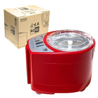 山本電気   家庭用精米機   匠味米（たくみまい）   MICHIBA MB-RC52R   レッド   5合   日本製    PSE 表示あり   #66621