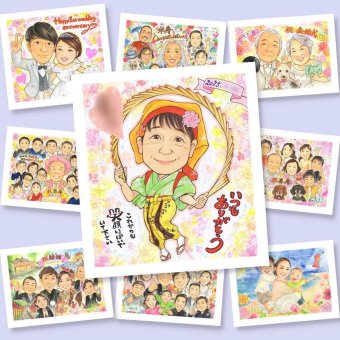記念日の記念に、その人らしさを大切にした似顔絵です。下書き確認あり。修正無料で納得の表情になるまで調整します。 プレゼント 似顔絵 感謝 手描き 贈り物 ギフト 名入れ 記念日 感謝 誕生日 記念 お祝い 両親 お父さん 家族 おじいちゃん おばあちゃん 名入れ 修正無料 下書き確認 喜ばれる かわいい そっくり 実績多数 感謝 家族 一生もの クリスマス 贈答品 オリジナル カラフル 卒寿祝い