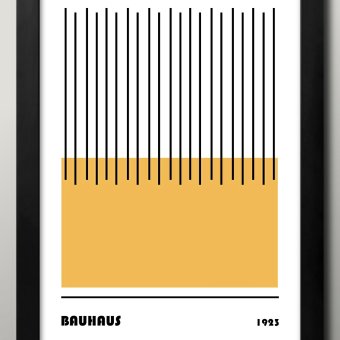 日本製 バウハウス BAUHAUS ミッドセンチュリー A3 サイズ ポスター アート おしゃれ 絵画 インテリア 北欧 イラスト マット紙 艶消し アートパネル 額 フレーム デザイン 壁掛け ギフト 新築祝い ディスプレイ  速達 送料無料