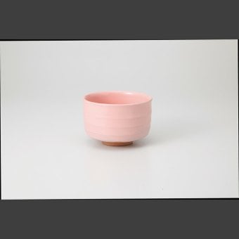 赤土桃釉抹茶碗 陶器 美濃焼 やきものの里から、暮らしを贈ります。　ギフト 食器 セット テーブルウェア