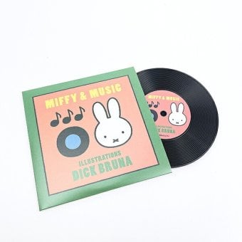 ミッフィー miffy レコードコースター レッド キッチン MIFFY&MUSICシリーズ 日本製