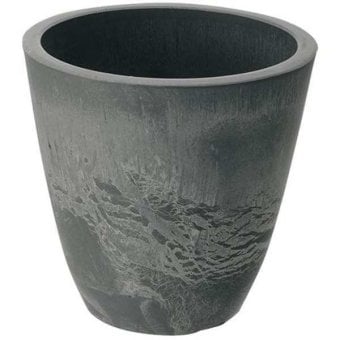 リッチェル ボタニー プレーンポット 15型 ダークグレー 20個 セット 植木鉢 プラスチック おしゃれ 陶器風 観葉植物 多肉植物 サボテン 鉢植え 軽量 割れにくい 室内 インテリア 園芸用品