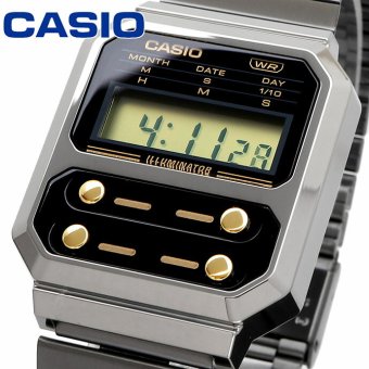 CASIO 腕時計 カシオ 時計 ウォッチ CASIO カシオ チープカシオ F-100復刻モデル デジタル メンズ レディース キッズ A100WEGG-1A2 [並行輸入品]