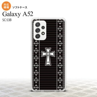 SC-53B Galaxy A52 スマホケース ソフトケース ゴシック 黒 白 メンズ レディース nk-sc53b-tp1011