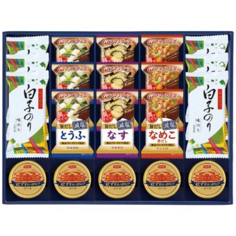 【送料無料・包装無料・のし無料】味之庵 アマノフーズ&白子のり詰合せ 7076-100(A3) /ギフト お歳暮 入学祝い 卒業祝い 就職祝い 結婚祝い 誕生日 出産祝い 引越祝い 香典返し 新盆 初盆 御礼 内祝い 快気祝い ご挨拶 志 法事