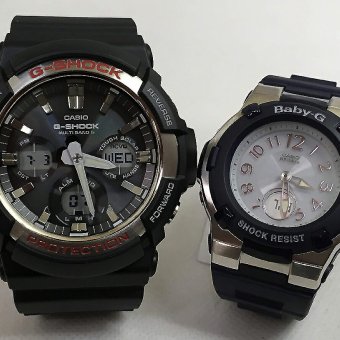 ペアウオッチ gショック恋人達のGショック ペアウォッチ G-SHOCK BABY-G ペア腕時計 カシオ 2本セット電波ソーラー  デジタル アナデジ GAW-100-1AJF BGA-1100-2BJF 人気 人気  婚約　夫婦 高級　クリスマス プレゼント おすすめ