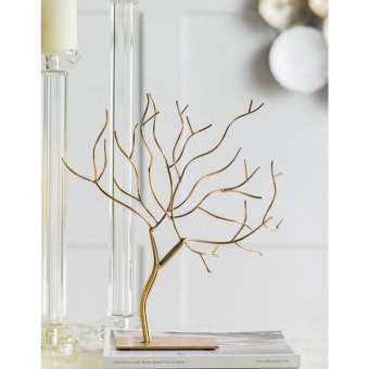 ツリーアクセント モダンクラシック アクセサリーハンガー オーナメントツリー ジュエリーツリー ゴールド 店 ディスプレイ