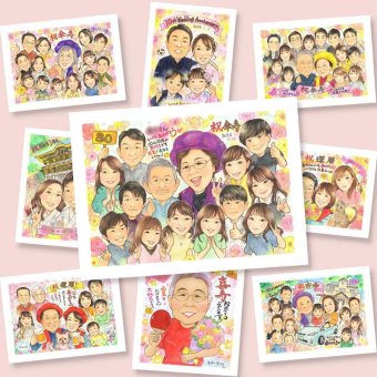 傘寿祝いのプレゼントに、飾りたくなる似顔絵を贈りませんか。修正無料で、納得しながら進められます。 似顔絵 傘寿 贈り物 手描き 名入れ ギフト プレゼント 傘寿祝い 長寿 お祝い 記念 大人数 祖父母 おばあちゃん おじいちゃん 下書き確認 修正無料 名入れ かわいい 実績多数 一生もの そっくり 長寿祝い 親孝行 80歳 敬老の日 快気祝い 節目 サプライズ 記念日 ブライダルギフト