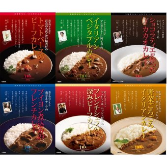 有名シェフ監修 銘店レストランカレー6種 (RC6) [お中元][お歳暮] ※送料無料(北海道・沖縄・離島への配送不可)