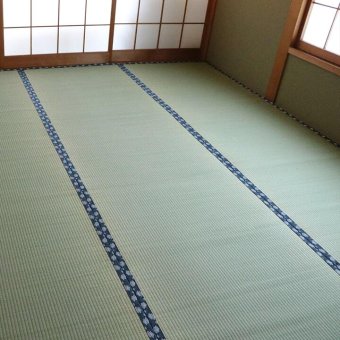 夏ラグ 夏用カーペット 純国産 い草 上敷き はっ水 カーペット 双目織 三六間2畳(約182×182cm）