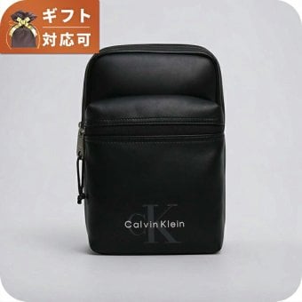 カルバンクライン CALVIN KLEIN BOLD LOGO WEBBING SLING ショルダーバッグ lv04d3449g-ub1 メンズ BLACK