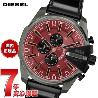 ディーゼル DIESEL 腕時計 メンズ クロノグラフ MEGA CHIEF SLIM レザーストラップウォッチ DZ4714【2026 新作】